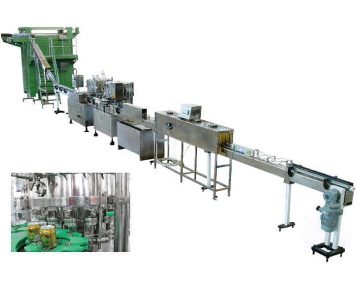 易拉罐含汽飲料包裝生產(chǎn)線